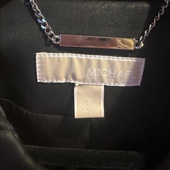 Michael, Michael Kors Black Genuine Lamb Leather Jacket - Like New! - Picture 4 of 13